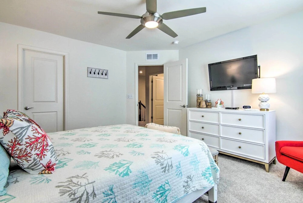 Porch + Pool Access: Millville Townhome!