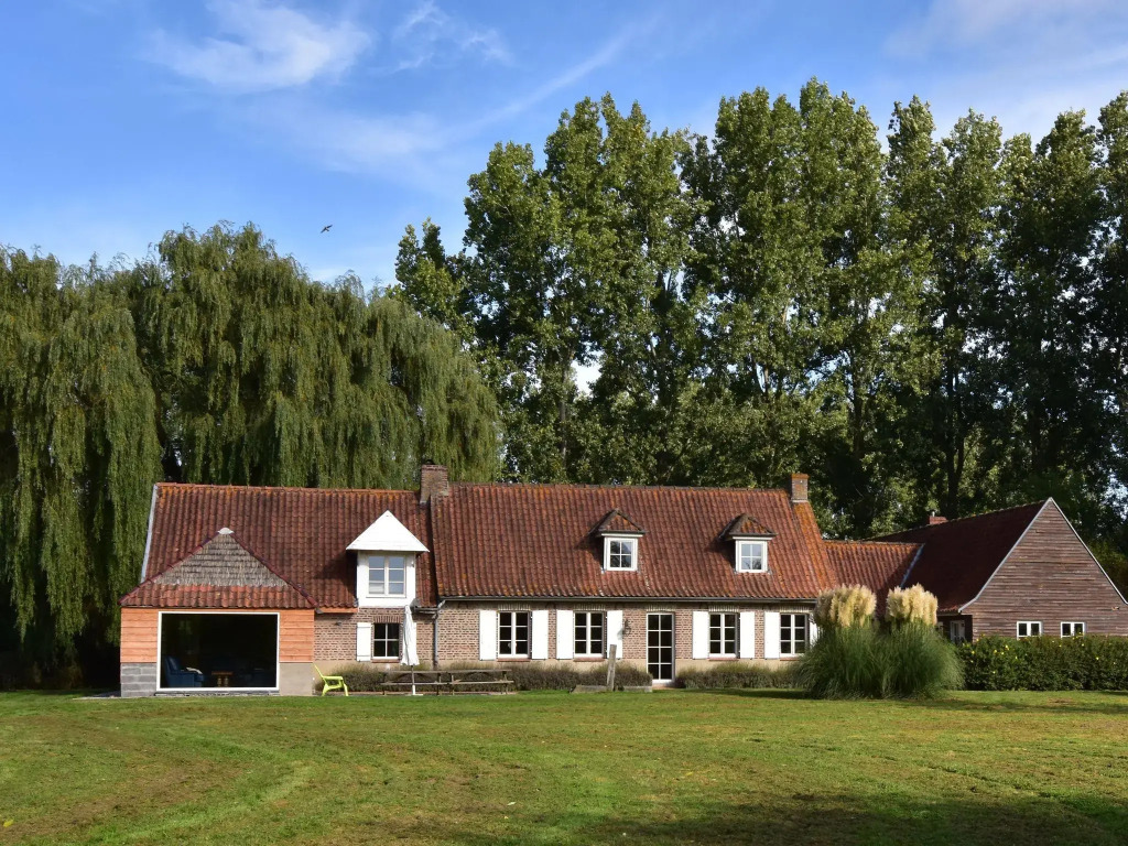 Cottage on a private property with wellness center and jetty for pleasure boats