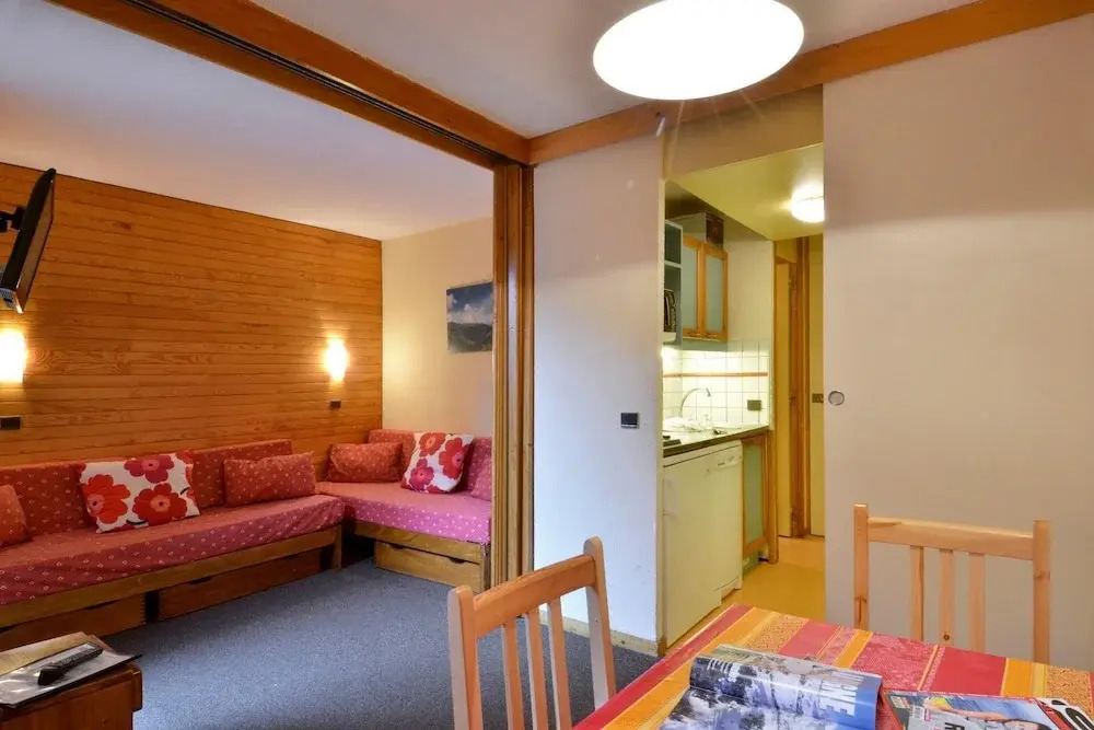 Belle Plagne Divisible Studio on Slopes for 3/4 People of 21 mÂ² Cl457