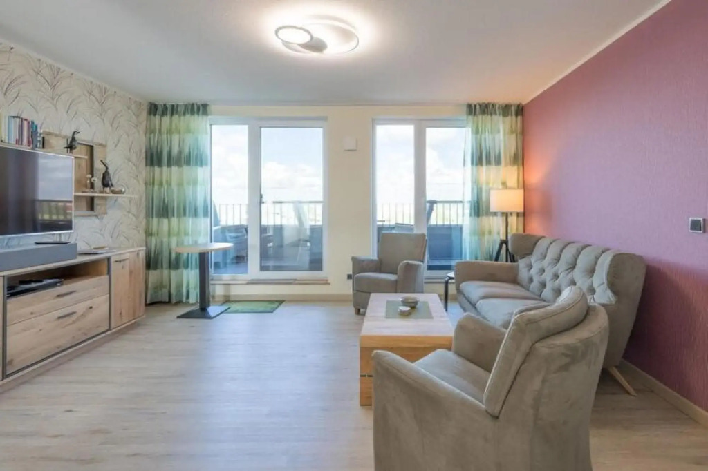 Penthouse apartment on Nordstrand in a top location on the dike