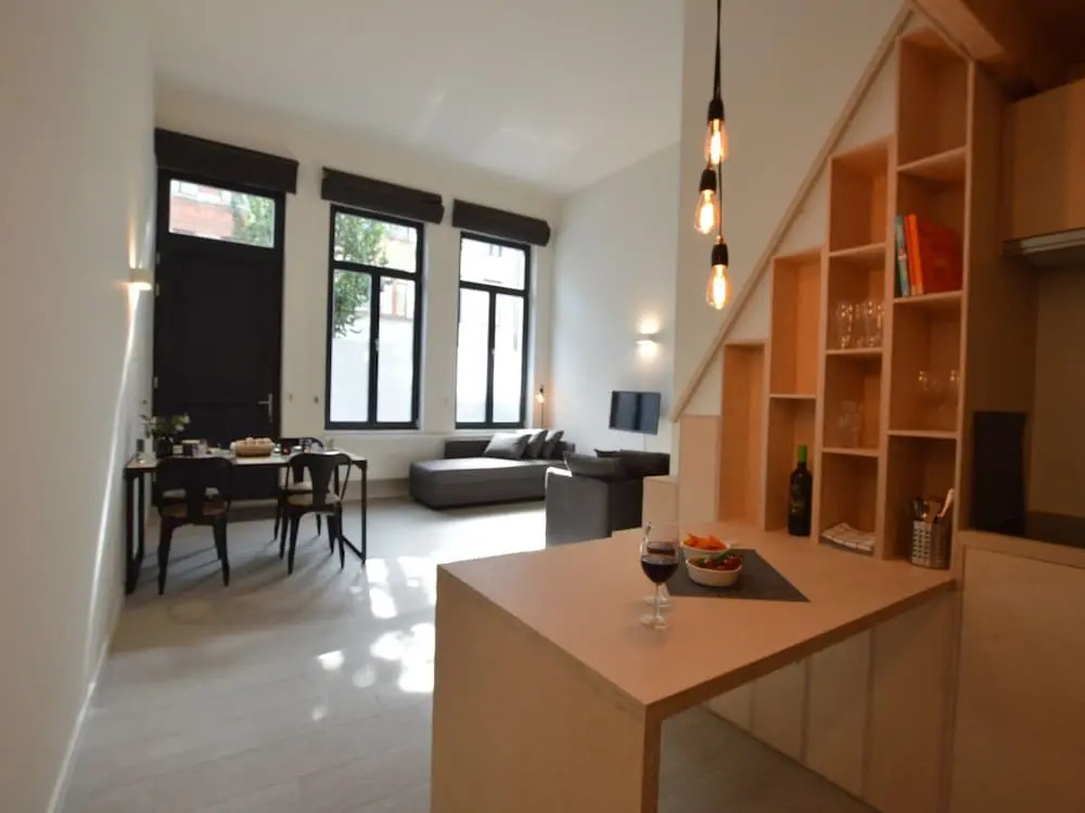 New and Unique City Studio in Antwerp Zuid for 4 People