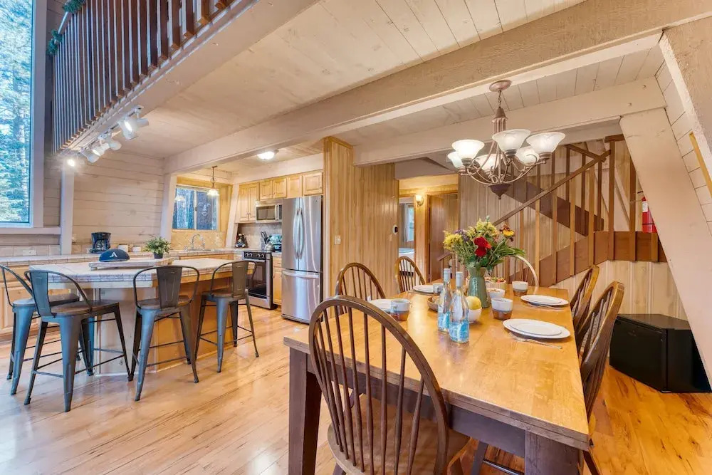 Lundy Bearden Serene Tahoe Retreat With Deck Fireplace and Forest Views