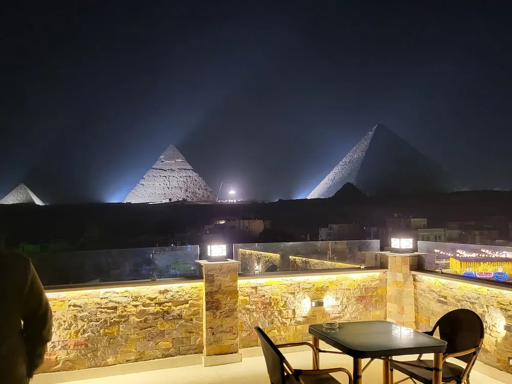 Pyramids top view