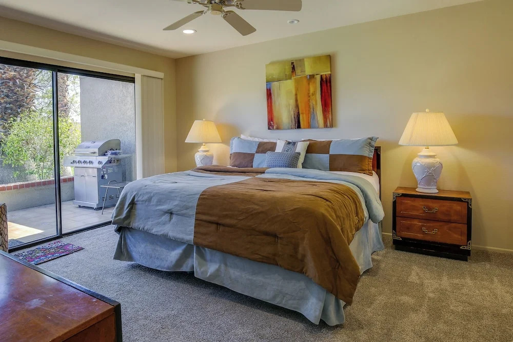 Patio, Grill & Pool Access: Palm Desert Retreat!