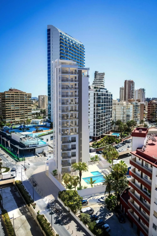 A007 - Apartamento moderno con espectaculares vistas al mar en la playa del Arenal Bol de Calpe