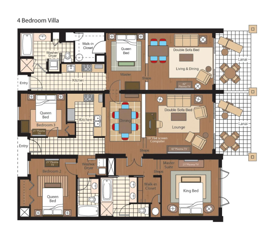 3-Bedroom Villa 106 in Kahuku