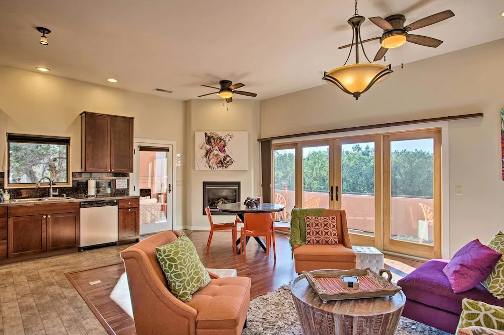 Furnished Patio & Views: West Sedona House!