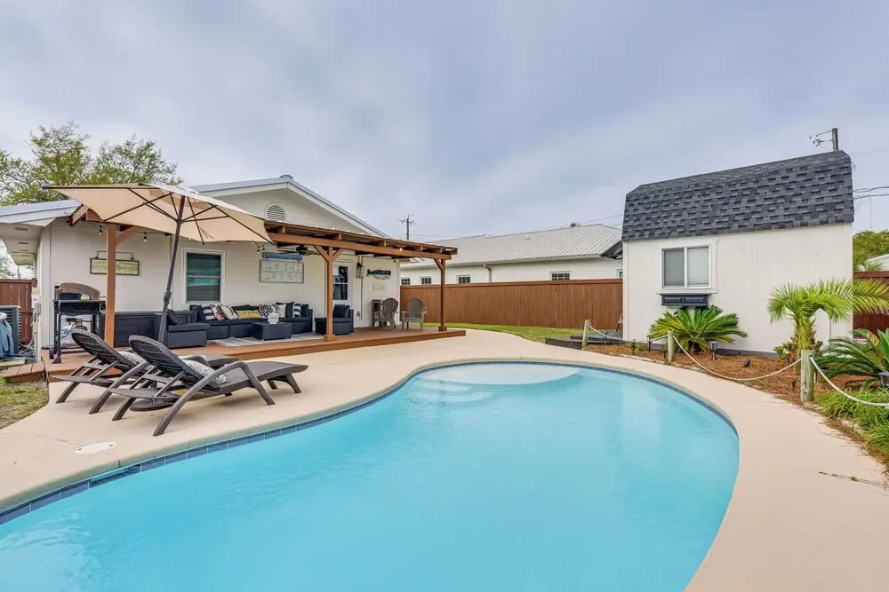Panama City Beach Home w/ Private Pool & Gas Grill