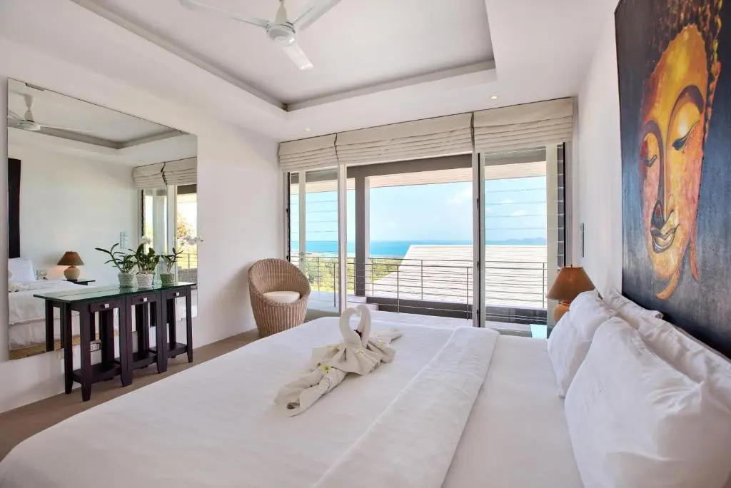 Villa Kohia, stunning sea views, breakfast, serviced daily, private dining service on request, North Chaweng