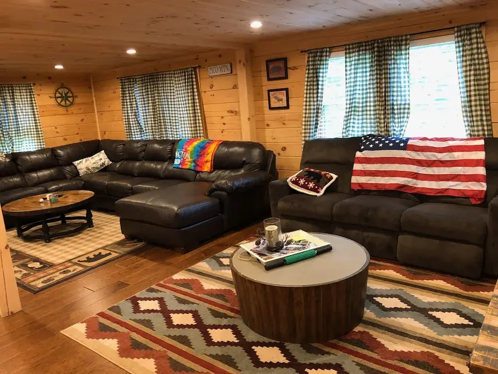 Serenity to the Log Castle is an authentic log home (brand-new construction)