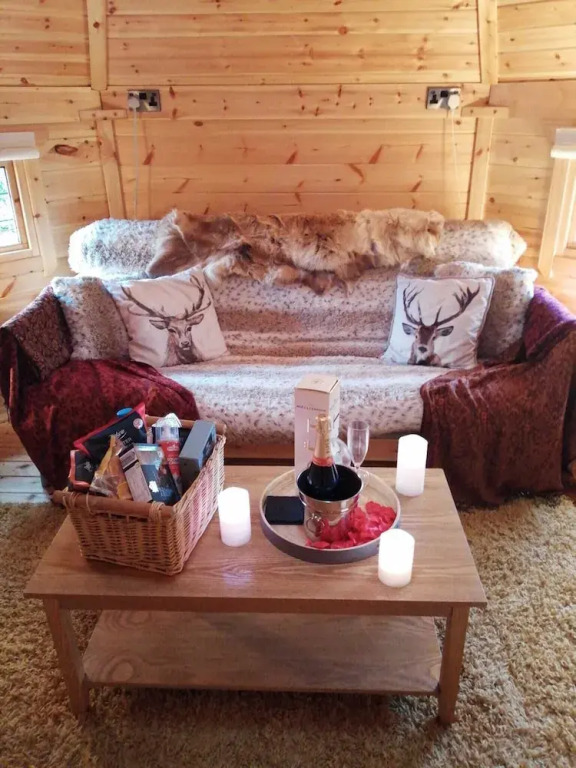 Cozy Cabin With Hot Tub Retreat in Anglesey