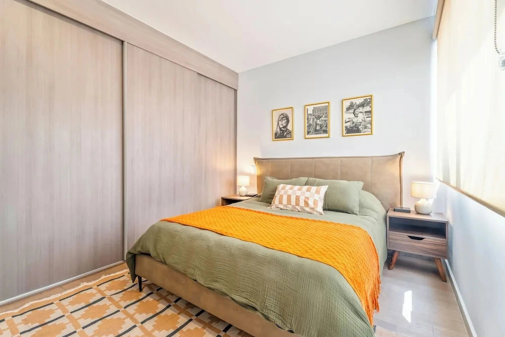 Modern Apt Private Rooftop Roma Nte 2 BR