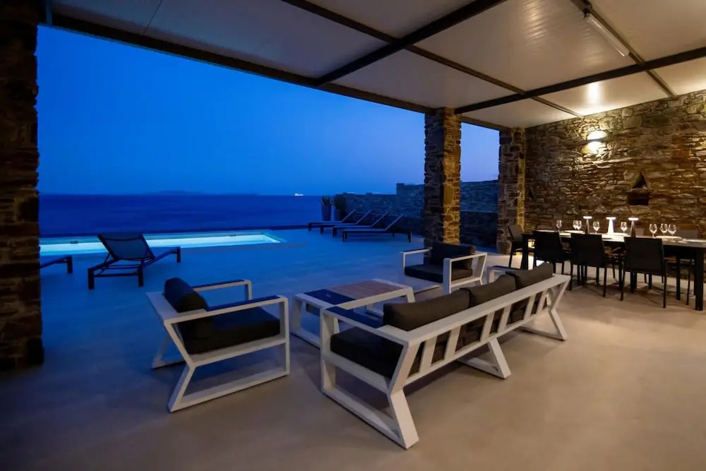 Aegean Whispers Sea Front Villa in Tinos