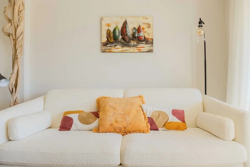 Bright, A/C Apartment With sea View - Antibes