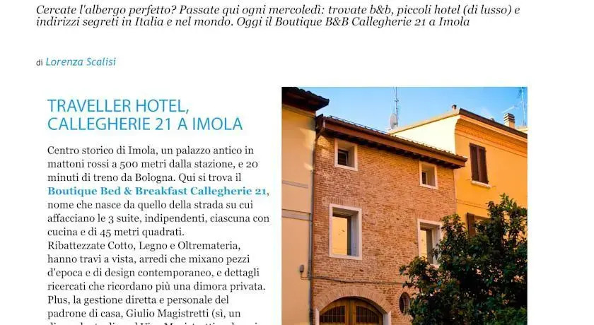 Callegherie 21 Boutique B&B