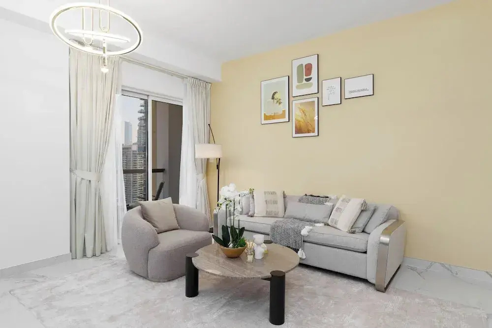 Marco Polo - Chic 1 BR with 2 balconies | Marina Views & Tram