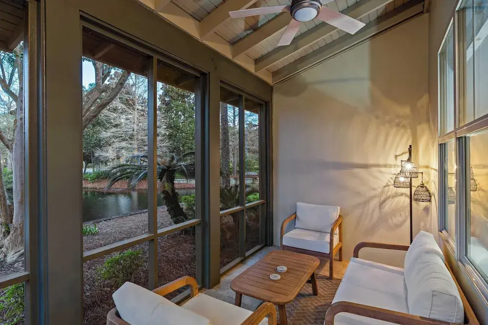 Serene Pondfront Stay w/ View, Pool Access, & Walk to Baytowne Wharf
