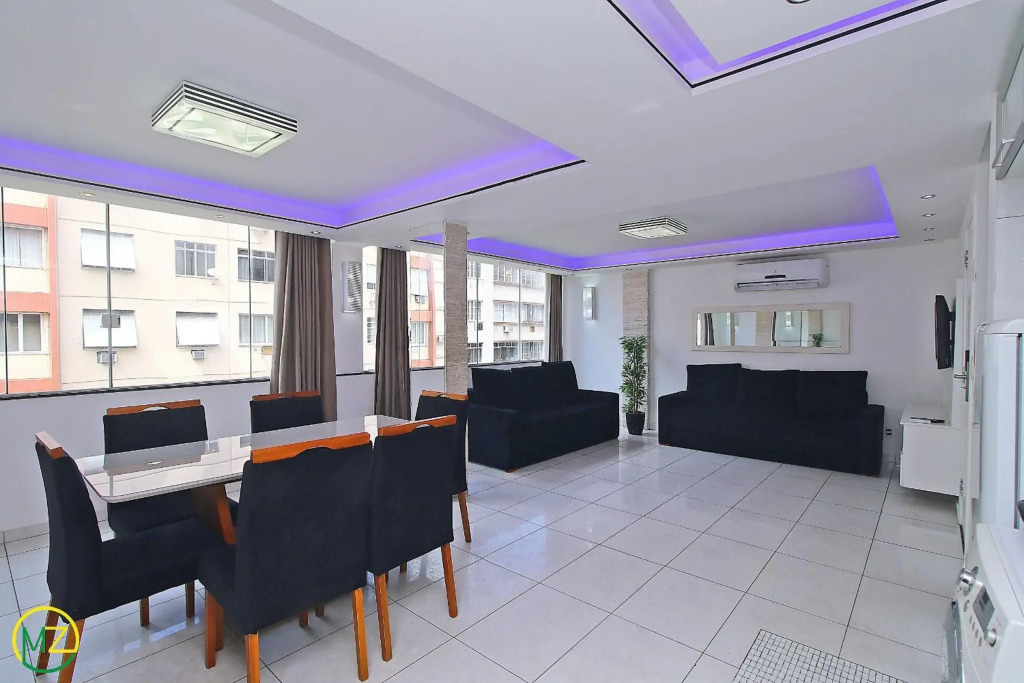 Apartamento moderno de 3 quartos para 8 pessoas com 3 suites em Copacabana!