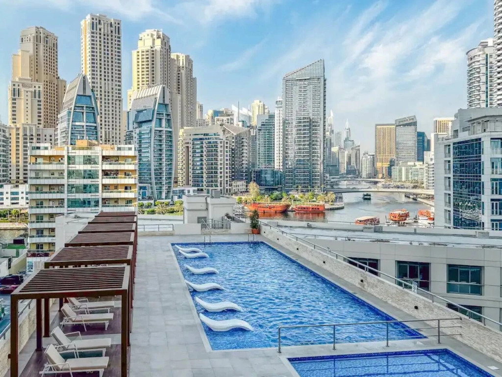 Квартира Ultra Luxury Fully Upgrade with Balcony in Dubai Marina
