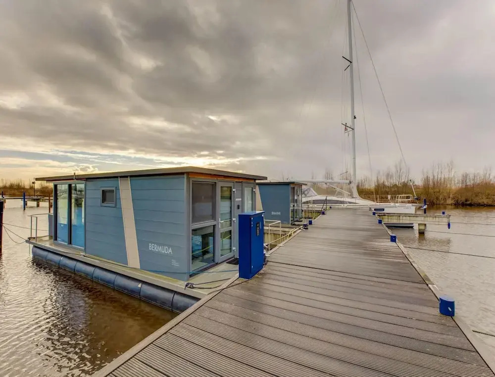 Houseboat in Volendam Near Fort Edam