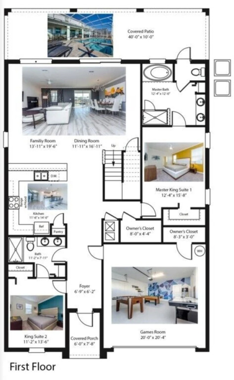 Disney House-19 Guests!+pool+free Resort!- 9036hs 9 Bedroom Villa