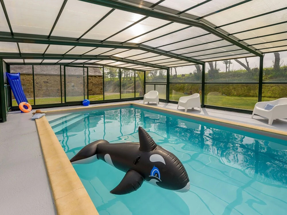 Chic Cottages in Plouguin France With Private Swimming Pool