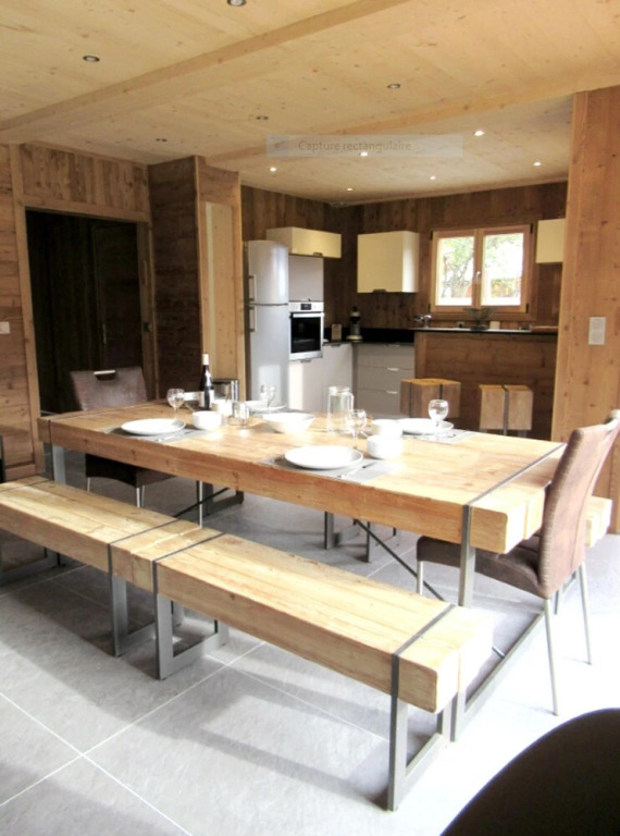 Chalet With 4 Bedrooms in Le Biot, With Wonderful Mountain View, Furnished Garden and Wifi - 10 km From the Slopes
