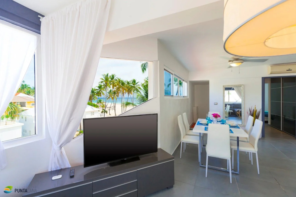 Punta Cana Beachfront Apartment with BBQ & Private Terrace