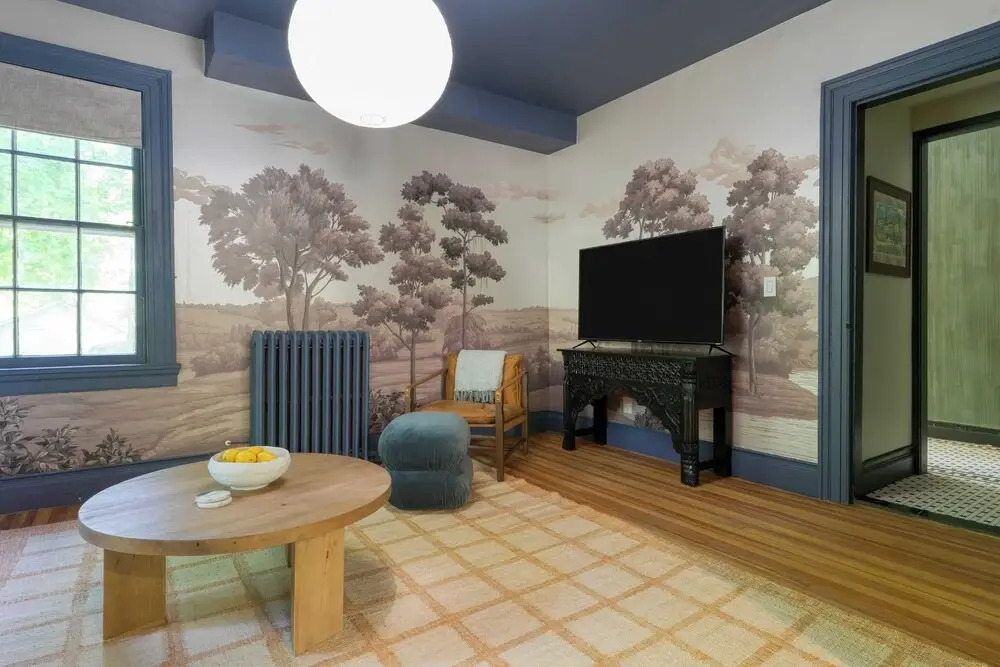Relax in Style at Historic Modern on Main With Modern Amenities & Wooded Views