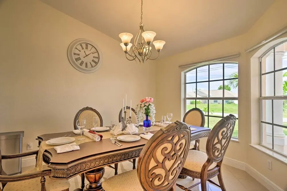 Screened Patio: Canal-front Cape Coral Home