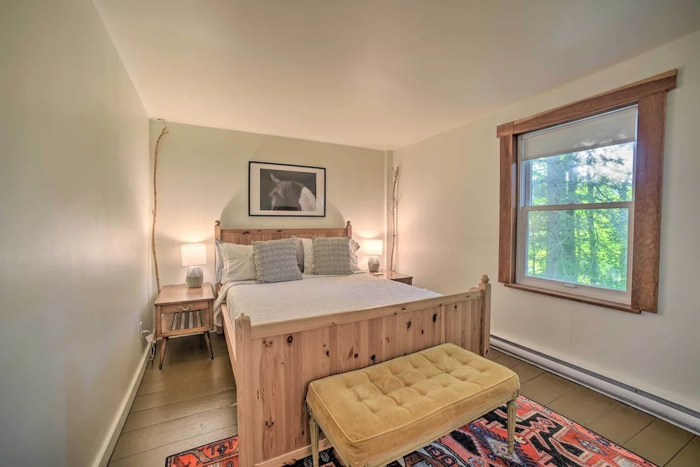 Game Room & Fire Pit: Peaceful Catskills Farmhouse