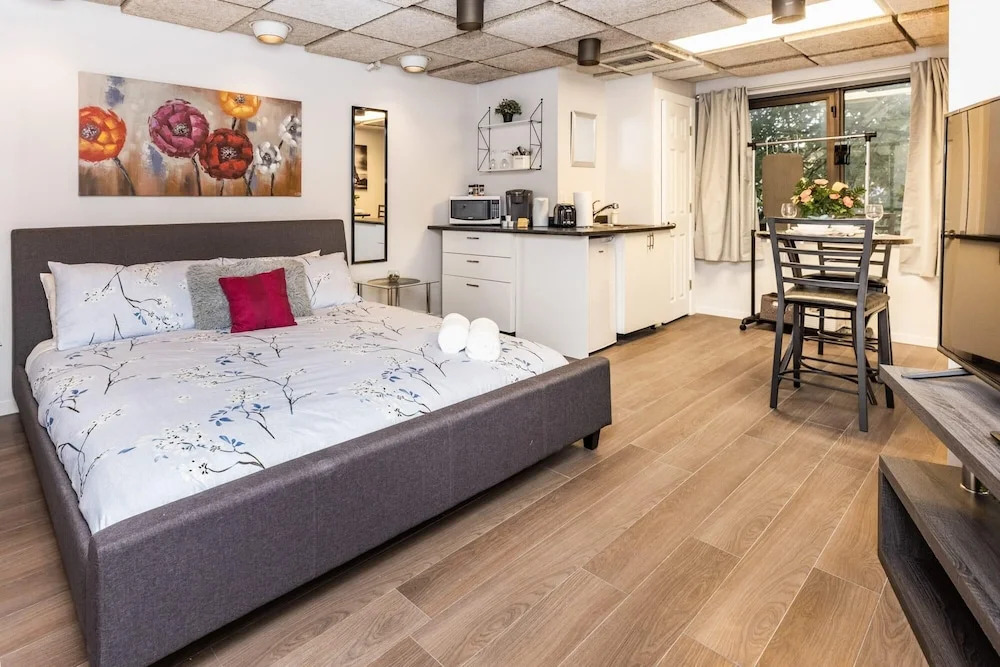 King Bed Studio Apartment - Near Chinatown