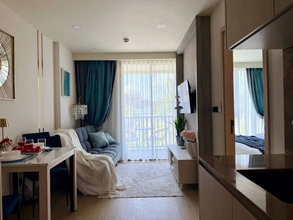 Апартаменты 1BR Ozone Oasis Pool Gym & Beach Shuttle