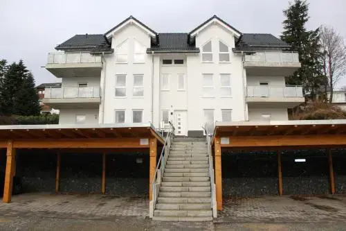 Welcome in - Ferienwohnung met eigen parkeerplaats, gelegen aan de skilift en bikepark, fiets- en skiberging