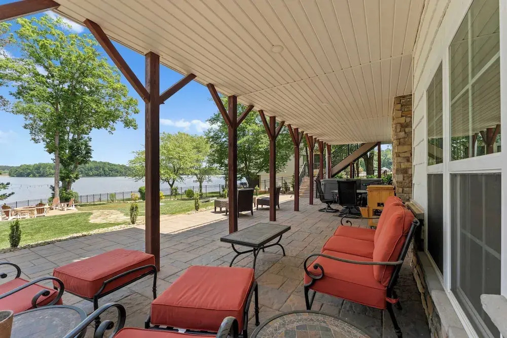 Spacious Waterfront Home on Lake Norman With Firepit, Views, and Dock Access
