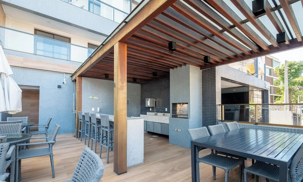 Studio Moderno em cond. c/ piscina HFO0208