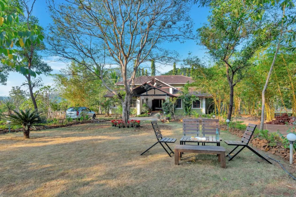 SaffronStays Laburnum House - 3BHK Pet-Friendly Villa with Pool, Lawn & Countryside Views