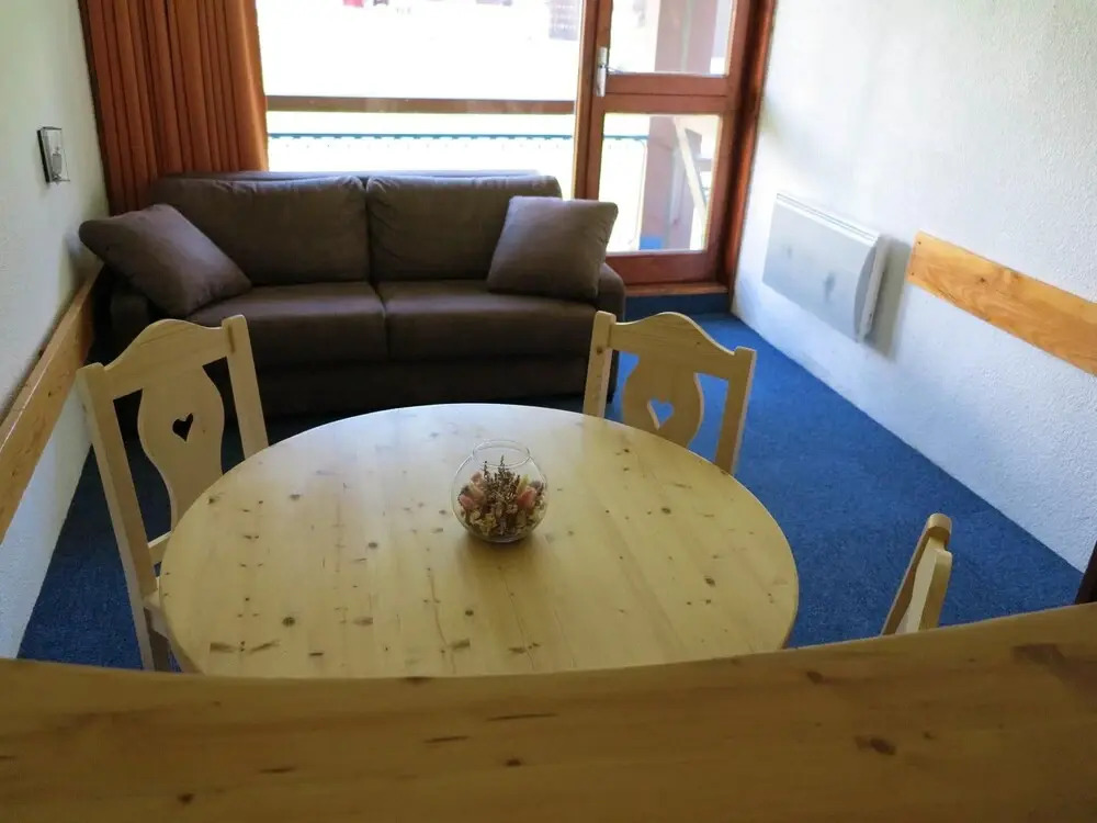 Studio In Bourg Saint Maurice With Wonderful Mountain View Balcony And Wifi 50 M From The Slopes