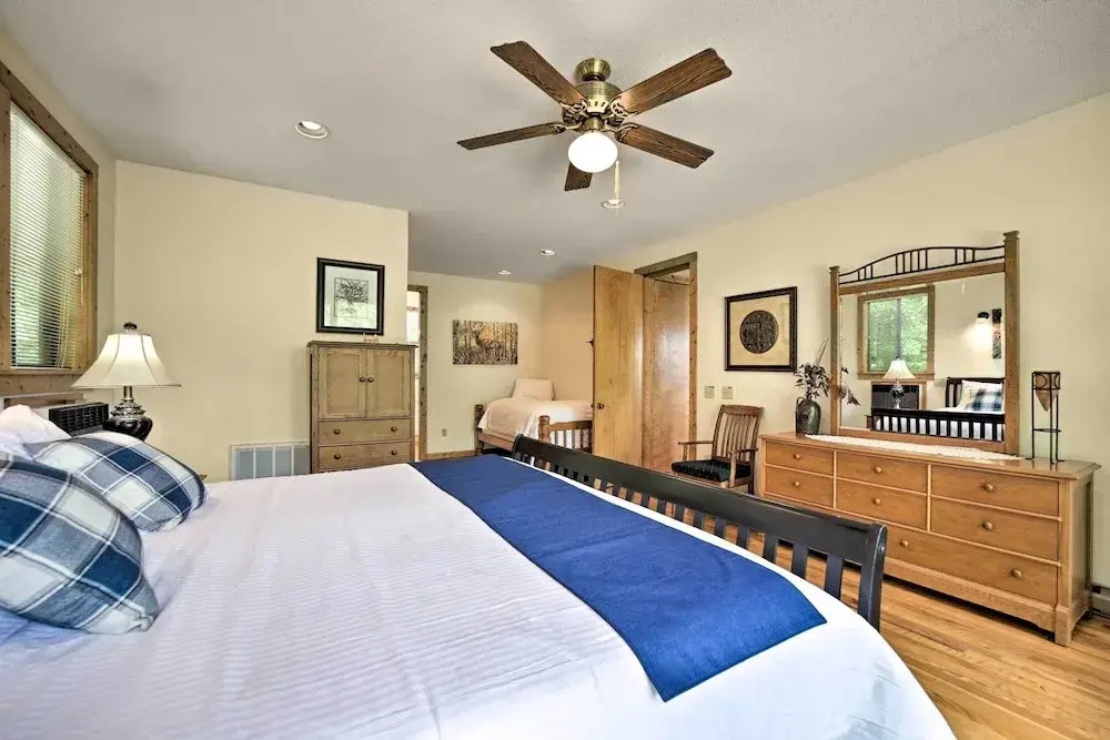 Mountain Views & Deck: Spacious Bryson City Home!