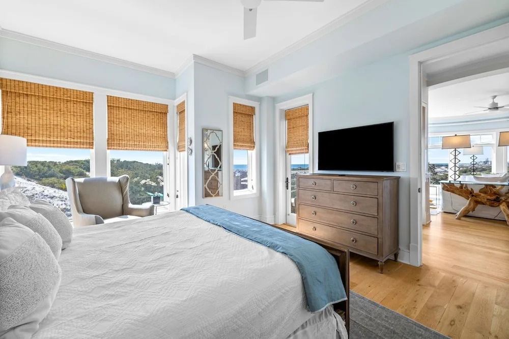 GULF VIEWS from ALL Bedrooms! 308 Compass Point 1 in WaterSound Short walk to the beach and pool 3 Condo by RedAwning