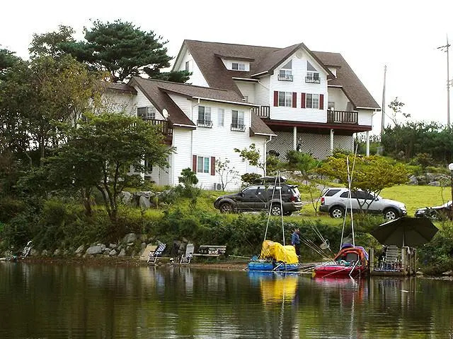 Lake and sea village