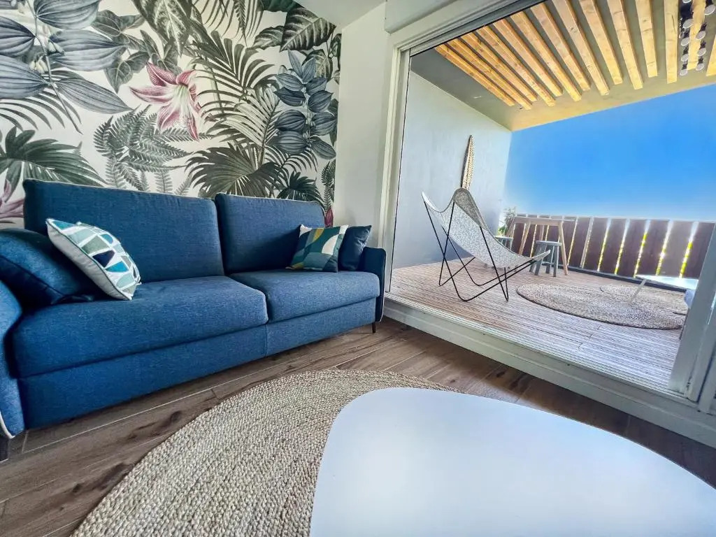 Le Pétrel Bleu - Appartement sur la plage des Tortues à Saint-Leu