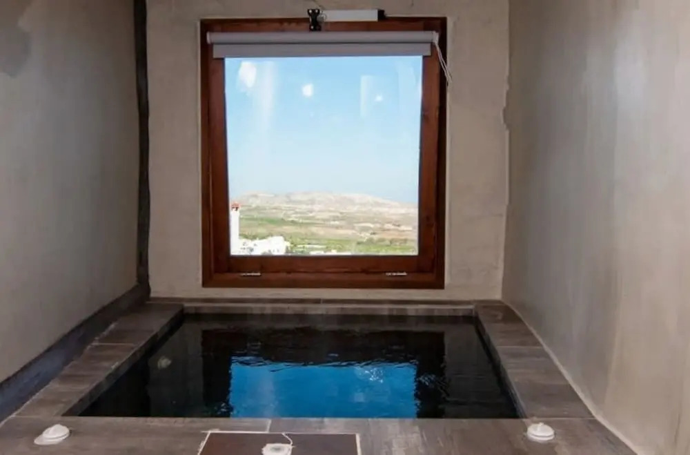 Santorini Rooftop Hot Tub Suite with Panoramic Views