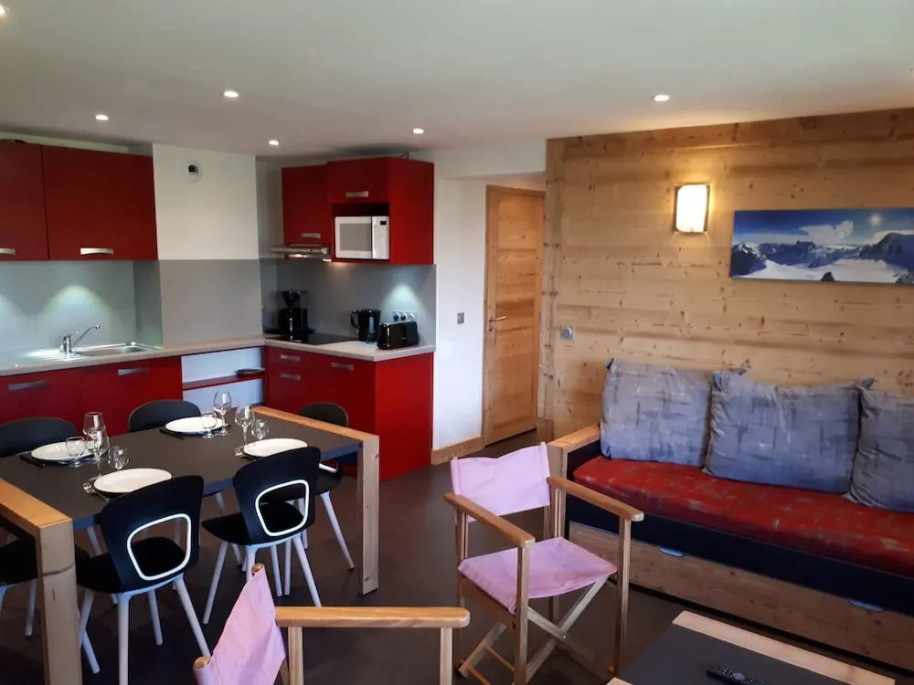 Residence LES Coches Studio in a Family Resort at the Bottom of the Slopes Bac207