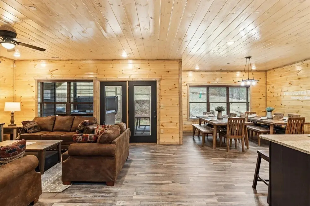 Brand NEW - 8br/6bath Mansion SWD Cabin With Indoor Pool, Hot Tub, & Arcade Room!