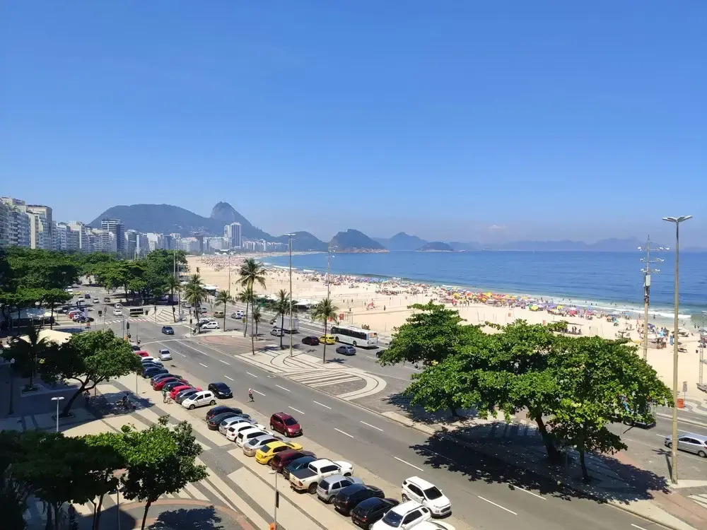 TC601 Studio com Vista total da Praia