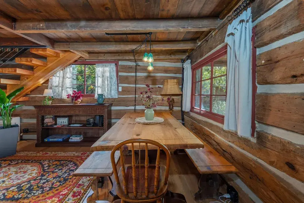 Historic Log Cabin Quiet Return to Simpler Days