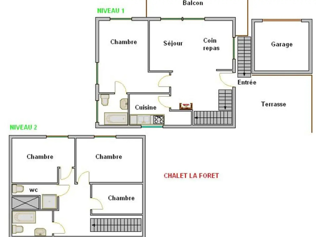 Chalet La Clusaz, 5 pièces, 8 personnes - FR-1-304-108
