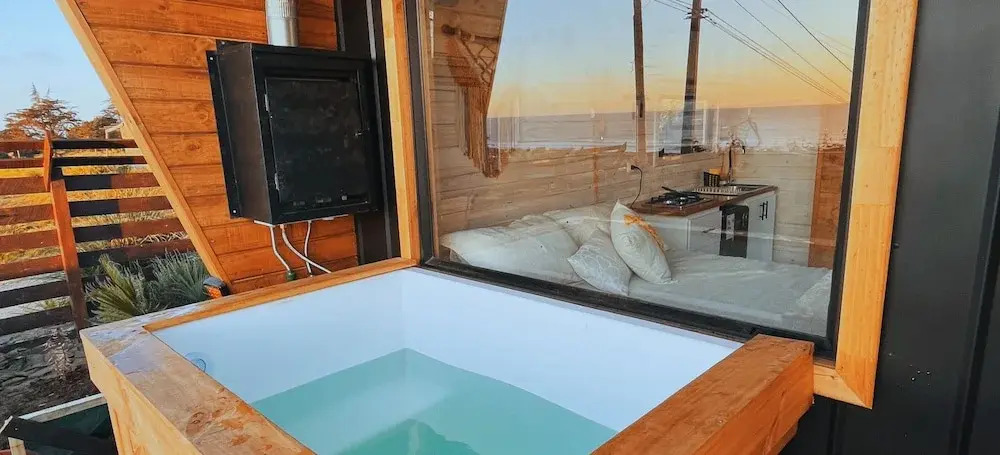 Viento Sur Pichilemu Tiny House con Mini Parrilla y opción de Hot Tub