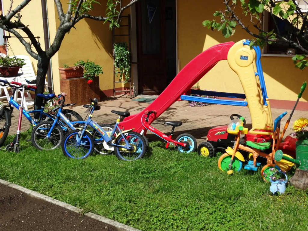 Il nido del merlo Parcheggio e giardino